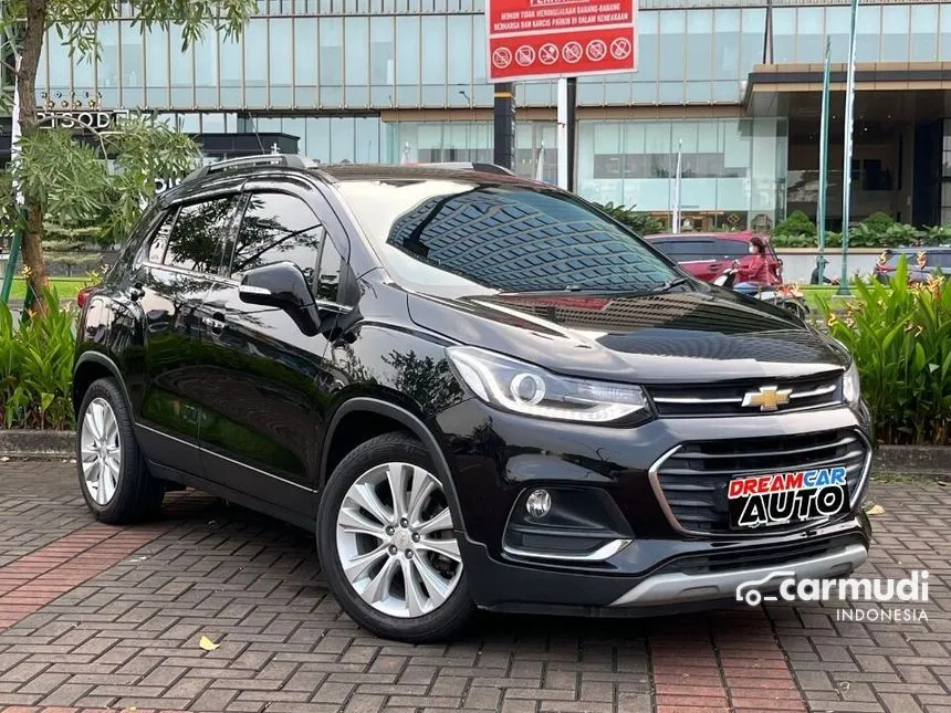 Jual Mobil Chevrolet TRAX 2018 Premier 1.4 di Banten Automatic SUV Hitam Rp 155.000.000