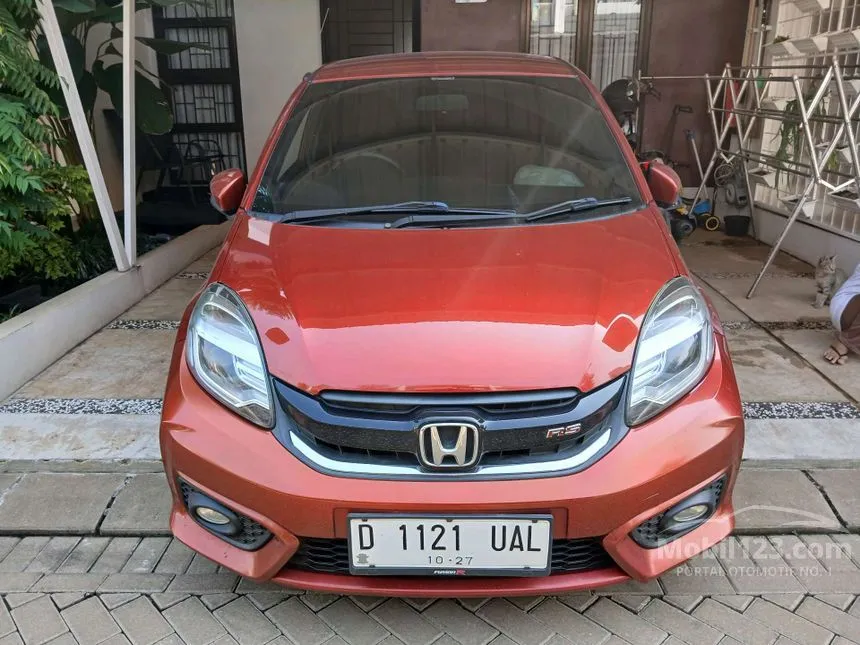Jual Mobil Honda Brio 2017 RS 1.2 di Jawa Barat Automatic Hatchback Merah Rp 135.000.000