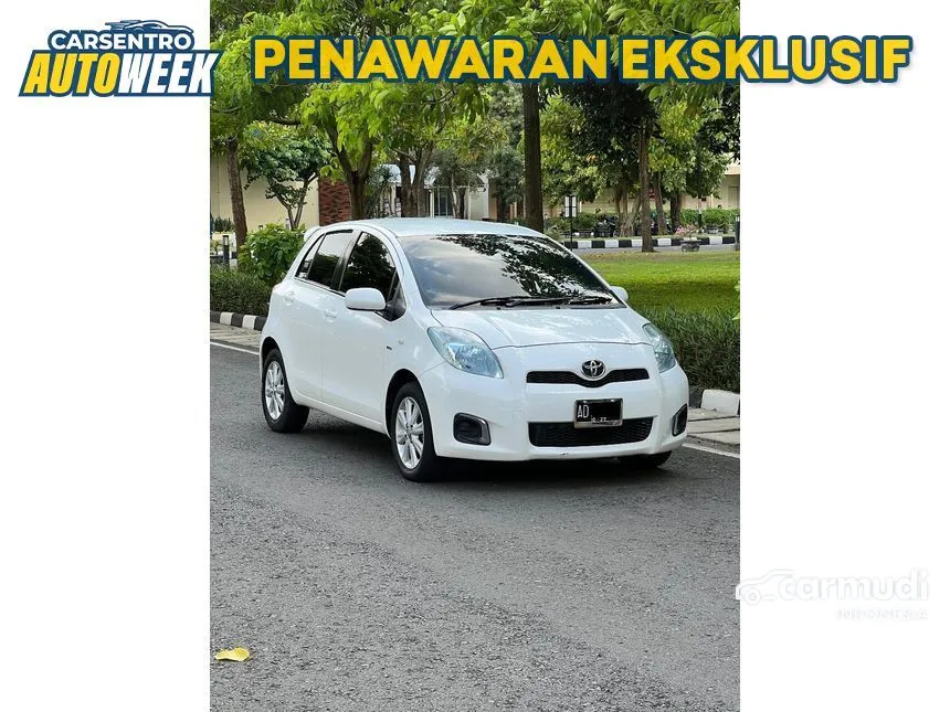 Jual Mobil Toyota Yaris 2013 J 1.5 di Jawa Tengah Manual Hatchback Putih Rp 125.000.000