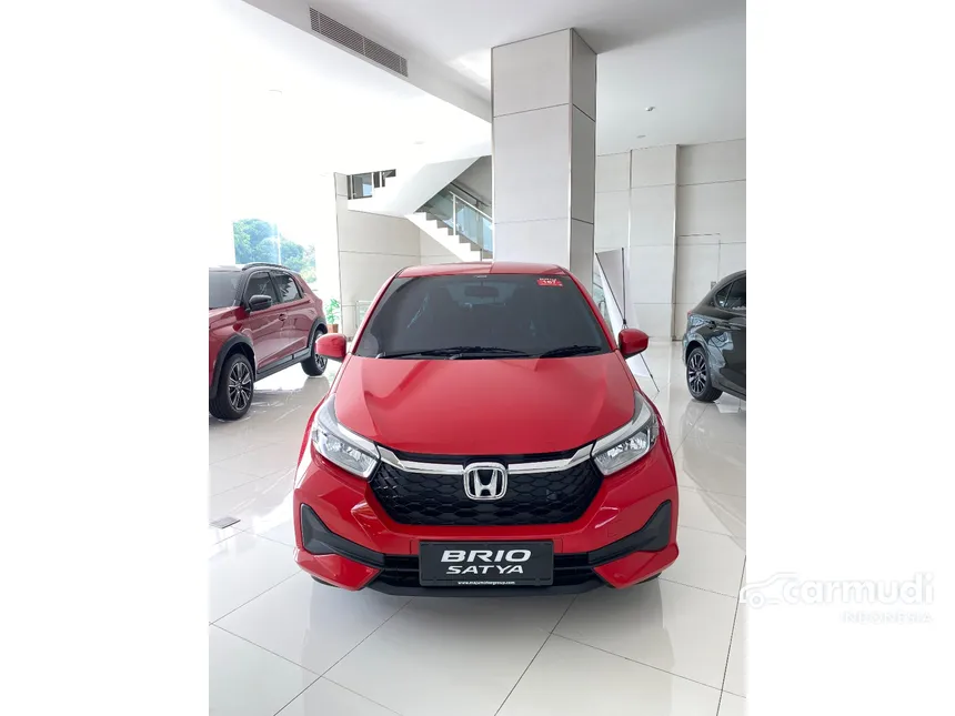 Jual Mobil Honda Brio 2024 E Satya 1.2 di Banten Automatic Hatchback Merah Rp 145.000.000