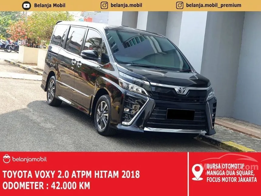 Jual Mobil Toyota Voxy 2018 2.0 di DKI Jakarta Automatic MPV Hitam Rp 320.000.000