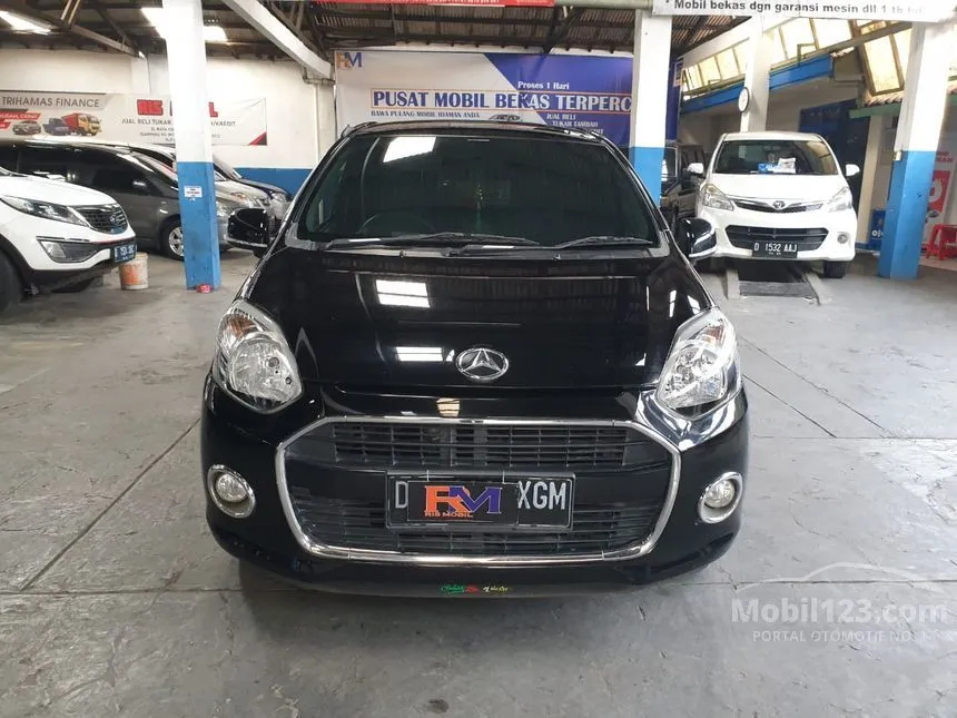 Jual Mobil Daihatsu Ayla 2014 X 1.0 di Jawa Barat Manual Hatchback Hitam Rp 87.000.000