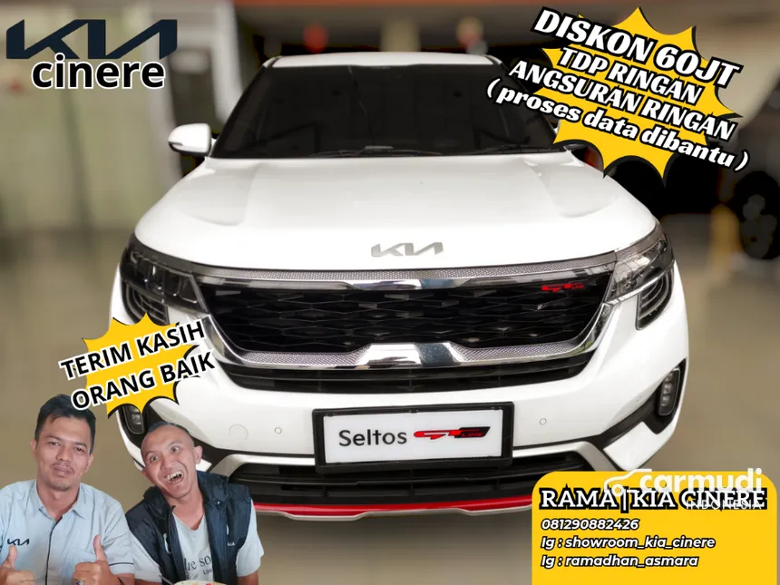 Jual Mobil KIA Seltos 2023 GT Line 1.4 di DKI Jakarta Automatic Wagon Putih Rp 385.993.123