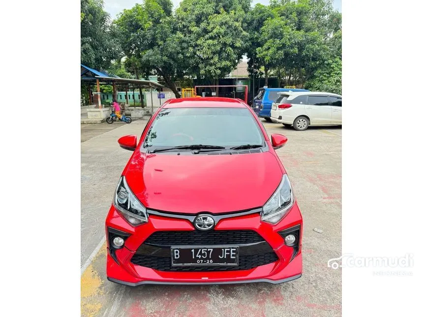 Jual Mobil Toyota Agya 2021 G 1.2 di Jawa Barat Automatic Hatchback Merah Rp 134.000.000