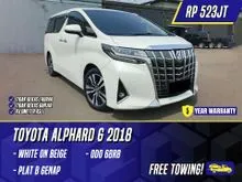2018 Toyota Alphard 2.5 G MPV White on Beige Putih