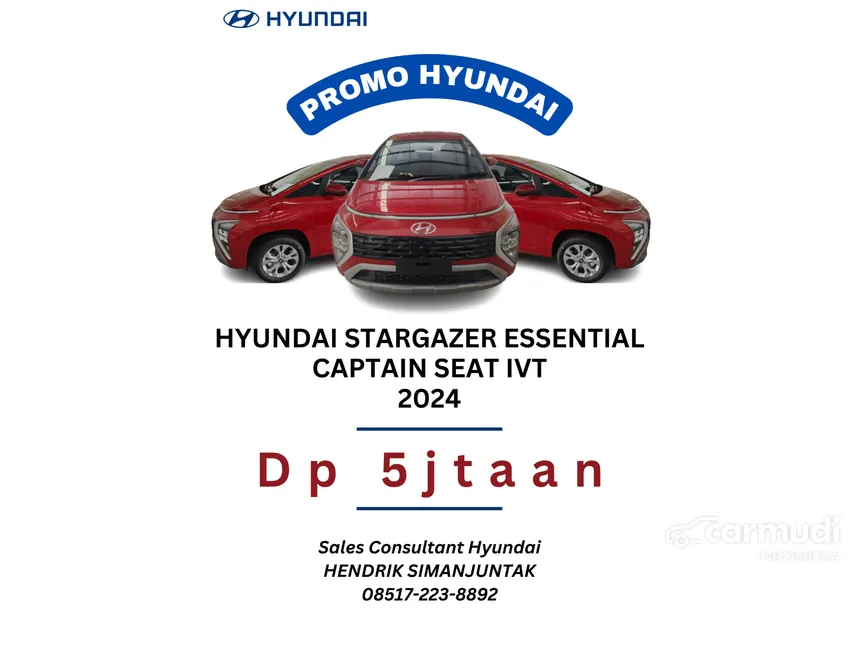 Jual Mobil Hyundai Stargazer 2024 Essential 1.5 di DKI Jakarta Automatic Wagon Merah Rp 246.300.000