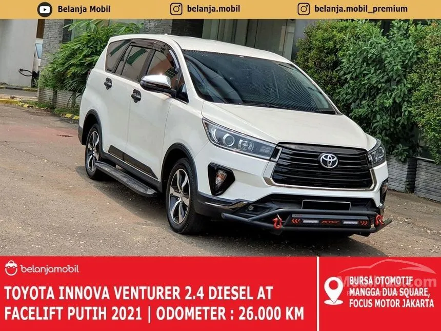 Jual Mobil Toyota Innova Venturer 2021 2.4 di DKI Jakarta Automatic Wagon Putih Rp 459.000.000