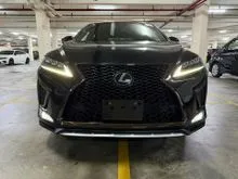 2022 Lexus RX 300 2.0 F Sport**TURBO**FULL SPEC**4CAM**SUNROOF**HUD**REAR ELECTIC SEAT**BSM**MUST VIEW