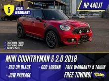 2018 MINI Countryman 2.0 Cooper S CKD SUV JCW Package Red on Black Merah