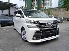 2015 Toyota Vellfire 2.5 2.5 ZA NEW MODEL ** FREE WARRANTY ** FREE ROAD TAX **
