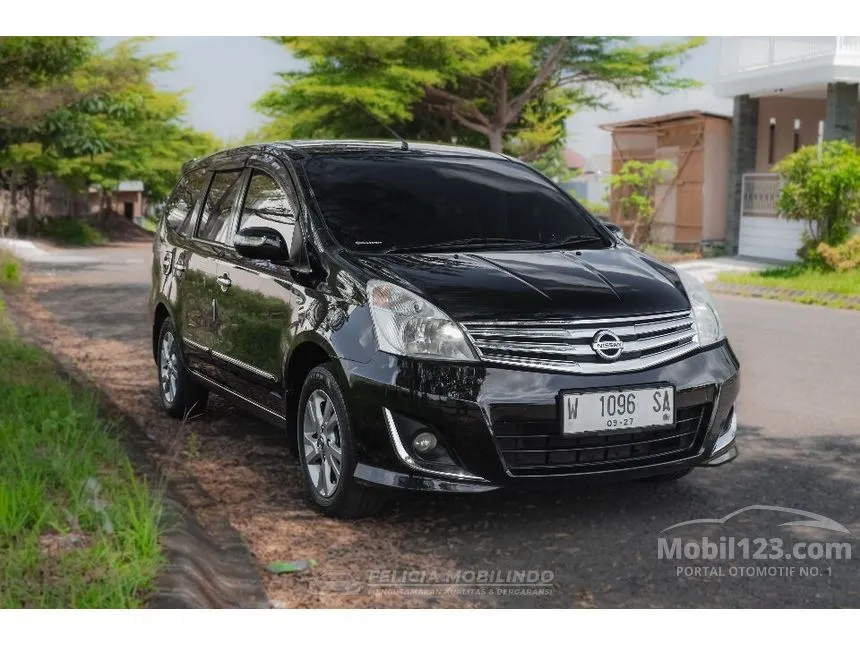 Jual Mobil Nissan Grand Livina 2012 XV 1.5 di Jawa Timur Automatic MPV Hitam Rp 107.000.000