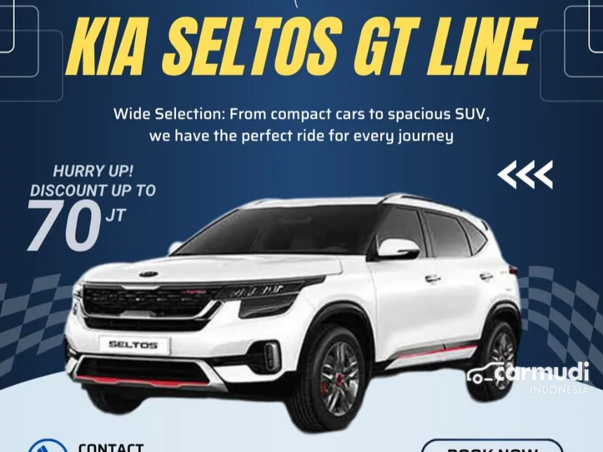 Jual Mobil KIA Seltos 2023 GT Line 1.4 di Jawa Barat Automatic Wagon Putih Rp 371.500.000