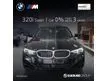 Jual Mobil BMW 320i 2023 Sport 2.0 di DKI Jakarta Automatic Sedan Hitam Rp 1.080.000.000