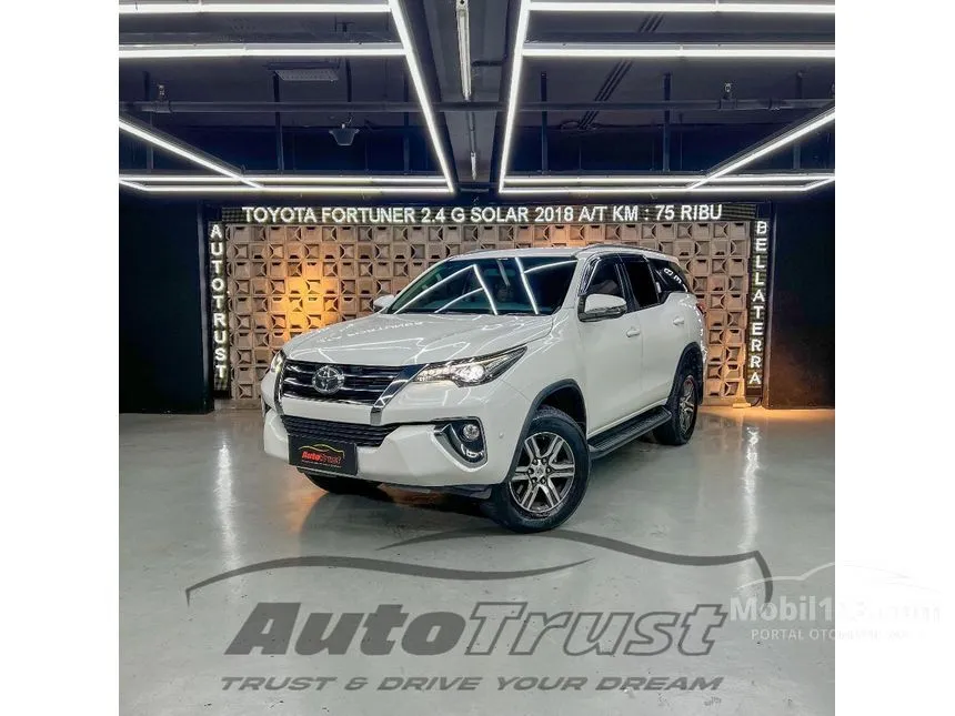 Jual Mobil Toyota Fortuner 2018 G 2.4 di DKI Jakarta Automatic SUV Putih Rp 335.000.000