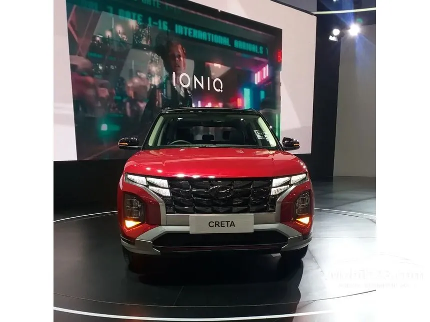 Jual Mobil Hyundai Creta 2024 Prime 1.5 di Jawa Barat Automatic SUV Marun Rp 416.800.000