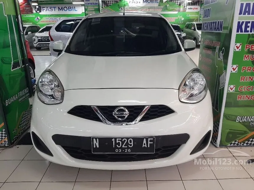 Jual Mobil Nissan March 2015 1.2L 1.2 di Jawa Timur Automatic Hatchback Putih Rp 110.000.000