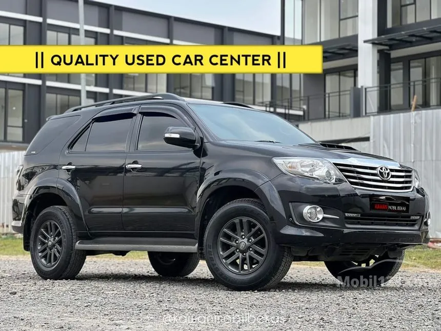 Jual Mobil Toyota Fortuner 2015 G 2.5 di Banten Automatic SUV Hitam Rp 285.000.000