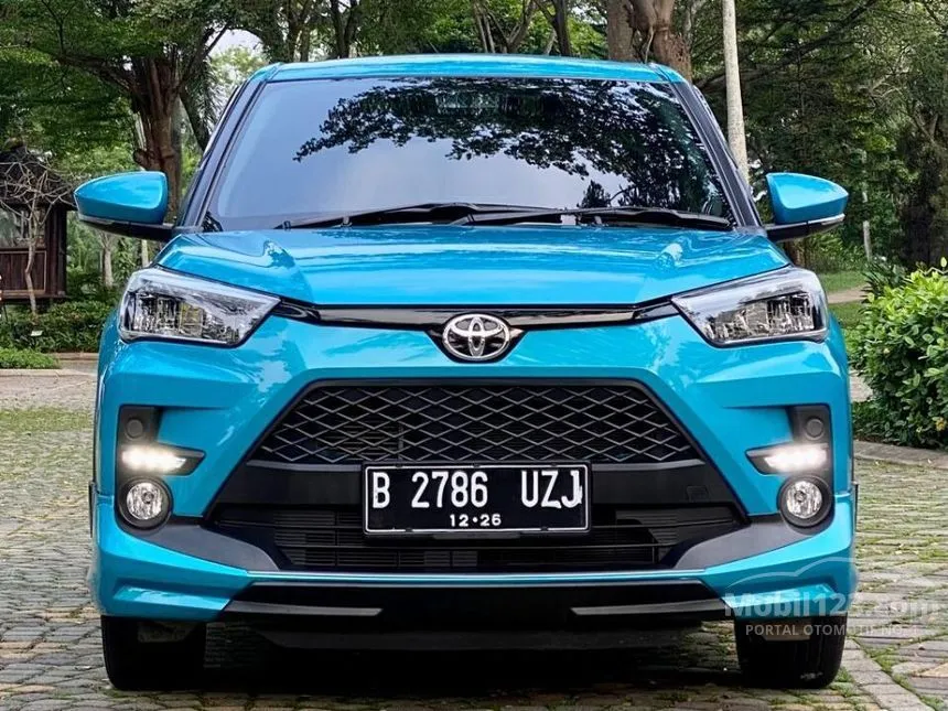Jual Mobil Toyota Raize 2021 GR Sport 1.0 di Banten Automatic Wagon Biru Rp 213.000.000