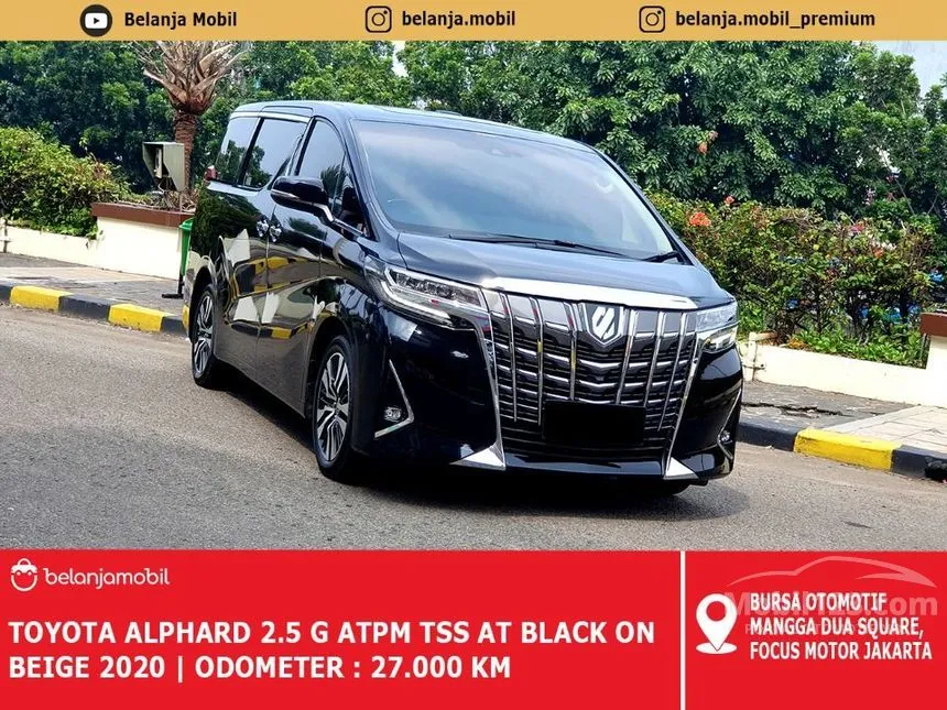 Jual Mobil Toyota Alphard 2020 G 2.5 di DKI Jakarta Automatic MPV Hitam Rp 928.000.000