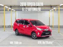 2018 Toyota Calya 1.2 G MPV BELI MOBIL BEKAS BEBAS CEMAS HANYA DI CARSOME. TERMURAH BERKUALITAS DAN BERGARANSI