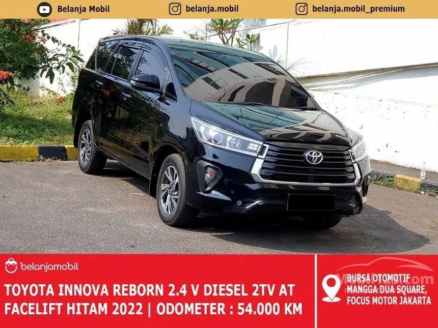 Jual Mobil Toyota Kijang Innova 2022 V 2.0 di DKI Jakarta Automatic MPV Hitam Rp 403.000.000