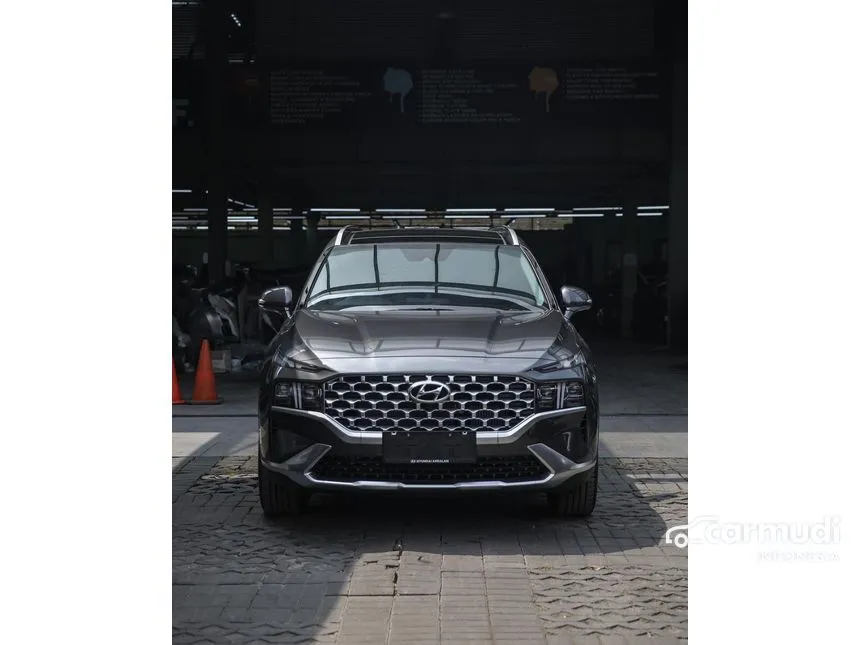 Jual Mobil Hyundai Santa Fe 2024 CRDi Signature 2.2 di Banten Automatic SUV Abu